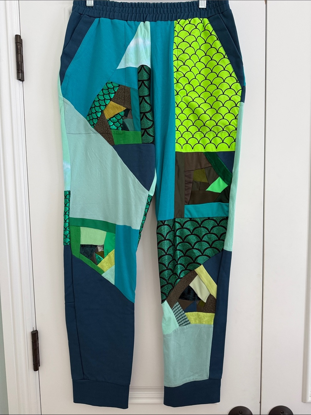 ZWD all-over reroll Patchwork Jogger Pants